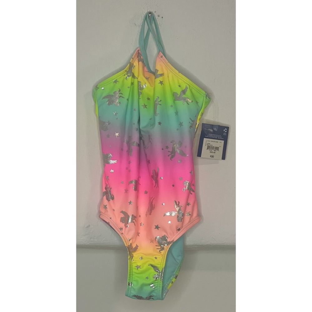 One piece girls swimsuit With UPF 50